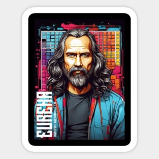 Dmitri Mendeleev Eureka 02 Sticker